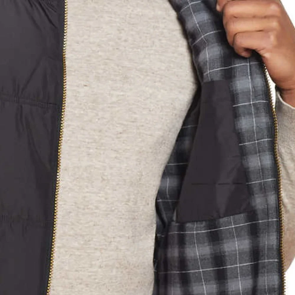 NWT - Weatherproof Vintage Men's Flannel Lined Puffer Vest - Size M